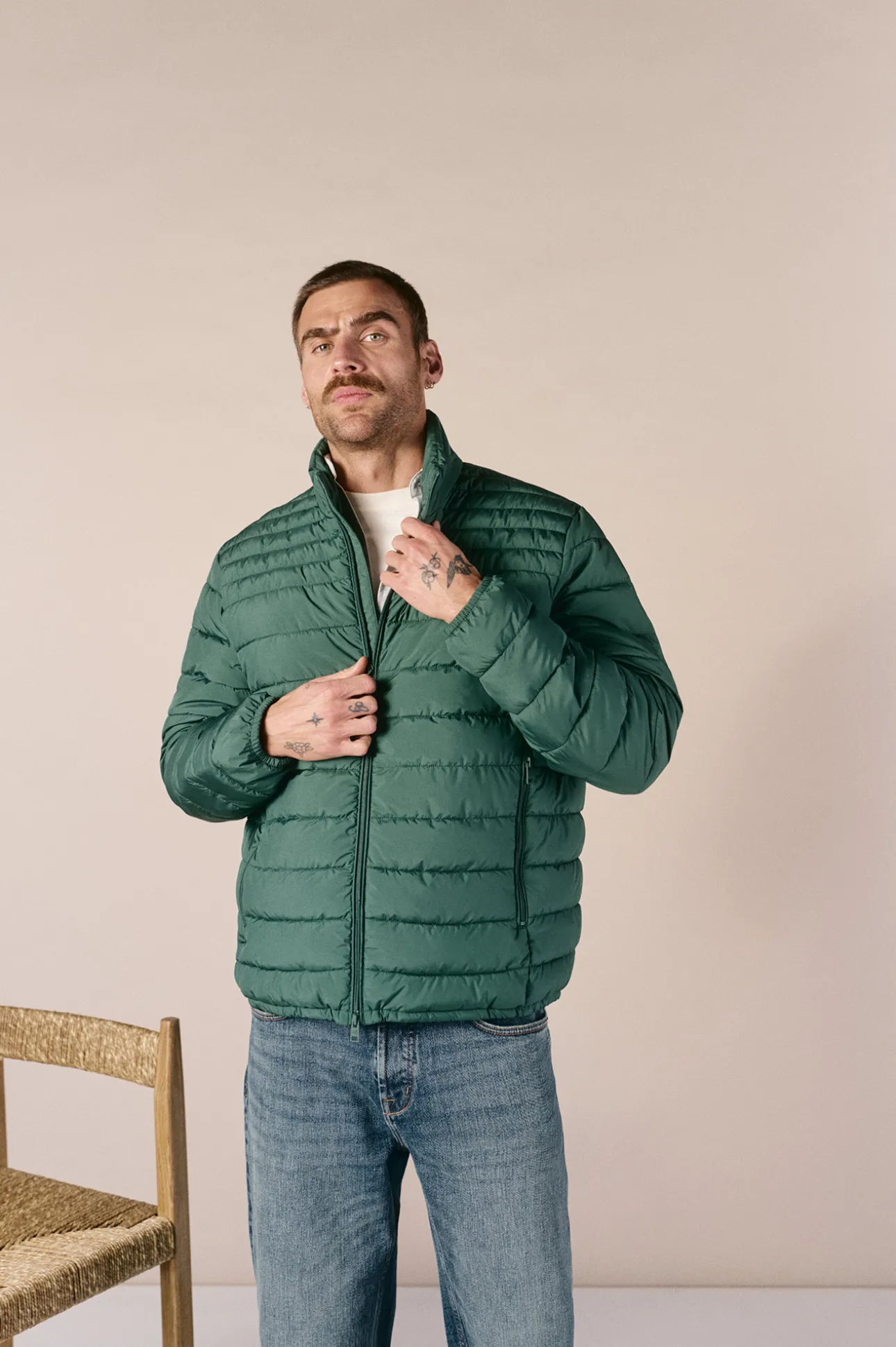 Cazadora acolchada ultralight