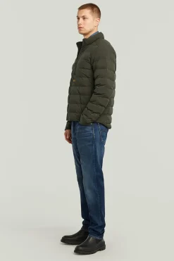 Cazadora acolchada y cierre de cremallera