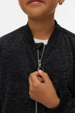 Cazadora bomber brillo