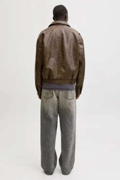 Cazadora bomber polipiel