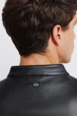 Cazadora efecto piel