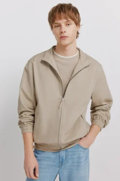 Cazadora ligero lino algodón