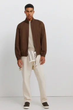 Cazadora ligero lino algod&oacute;n