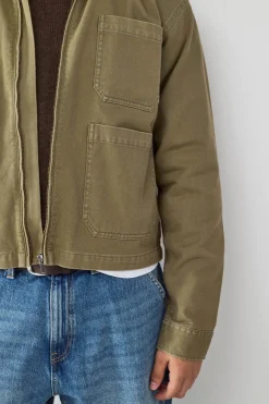 Cazadora pana cuello