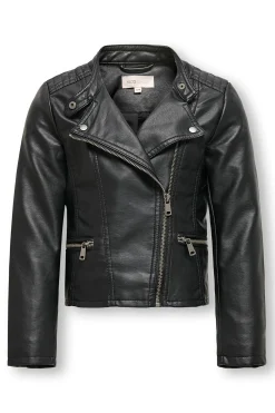 Cazadora polipiel de ni&ntilde;a