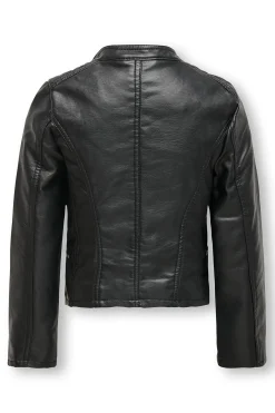 Cazadora polipiel de ni&ntilde;a