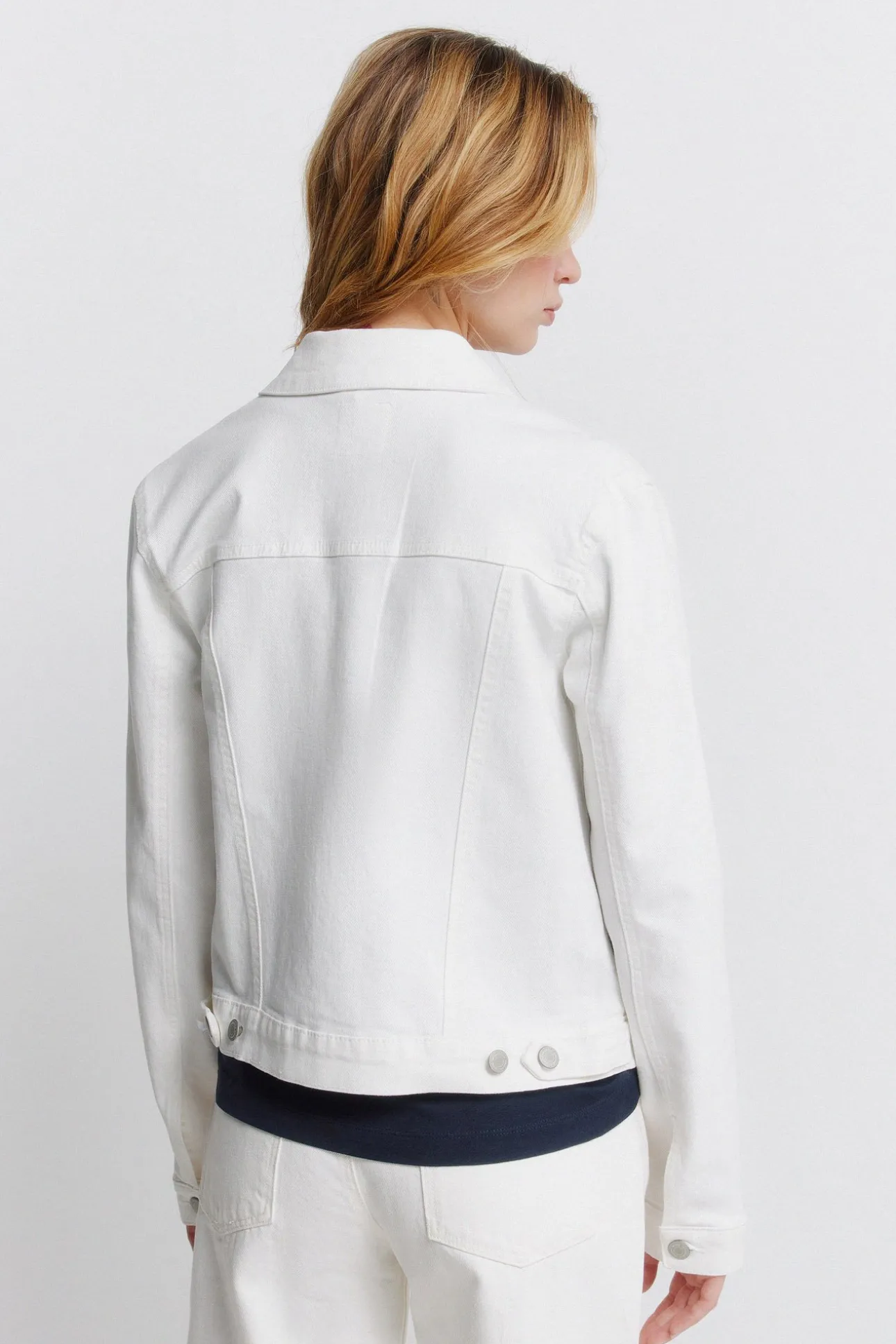 Cazadora vaquera color algod&oacute;n