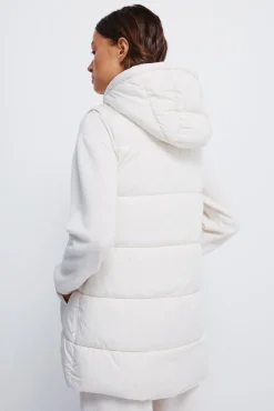 Chaleco capucha poli&eacute;ster reciclado