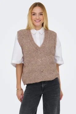 Chaleco estructura cuello pico