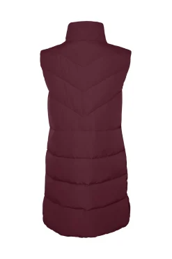 Chaleco largo acolchado