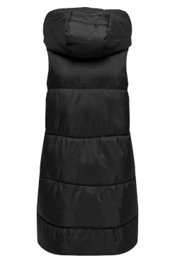 Chaleco largo acolchado