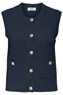 Chaleco punto abotonado