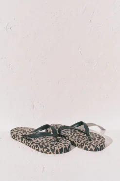 Chanclas anchas animal print