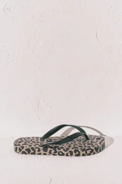 Chanclas anchas animal print
