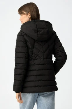 Chaqueta Acolchada con Capucha Removible