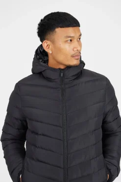 Chaqueta acolchada con capucha