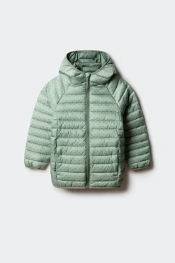 Chaqueta acolchada estrellas ni&ntilde;a