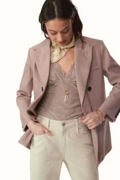 Chaqueta americana cruzada