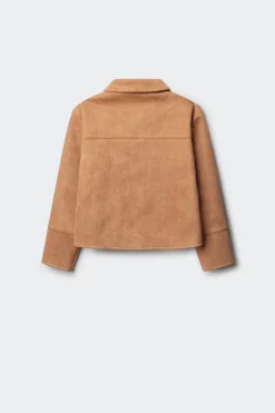 Chaqueta antelina ni&ntilde;a