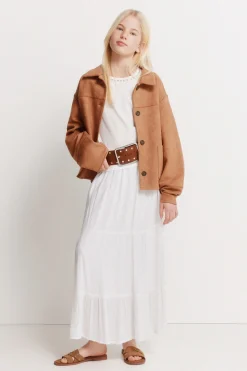 Chaqueta antelina ni&ntilde;a