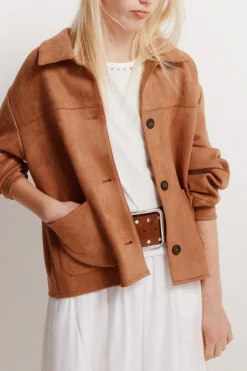 Chaqueta antelina ni&ntilde;a