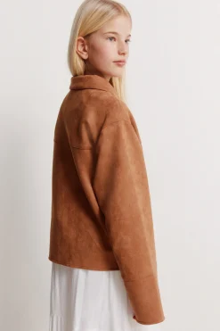 Chaqueta antelina ni&ntilde;a