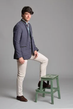 Chaqueta Austriaca Lino y Ante