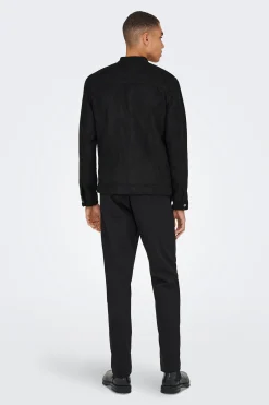 Chaqueta biker antelina