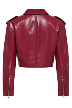 Chaqueta biker crop