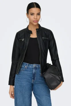 Chaqueta biker piel vegana