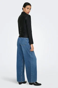 Chaqueta biker piel vegana