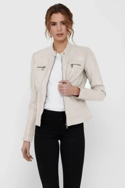 Chaqueta biker piel vegana