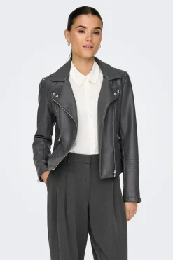 Chaqueta biker piel vegana