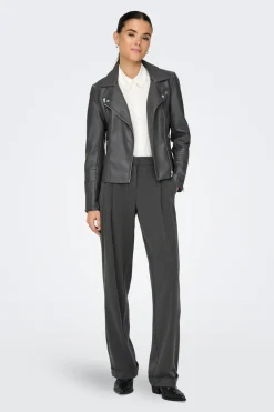 Chaqueta biker piel vegana