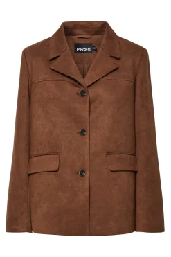 Chaqueta blazer antelina