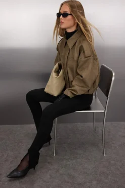 Chaqueta bomber efecto ante