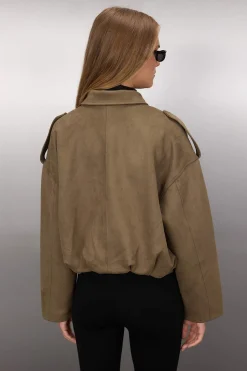 Chaqueta bomber efecto ante