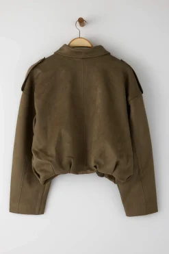 Chaqueta bomber efecto ante