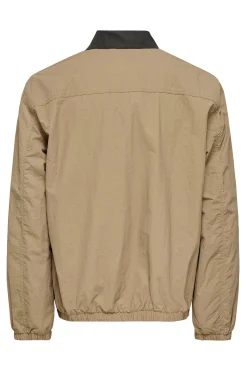 Chaqueta con pu&ntilde;os el&aacute;sticos