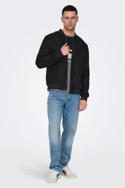 Chaqueta de antelina