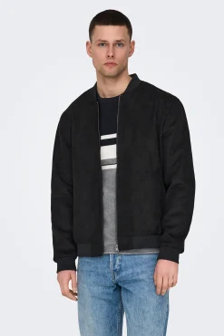 Chaqueta de antelina