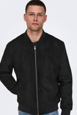 Chaqueta de antelina