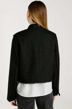 Chaqueta de pa&ntilde;o con botones