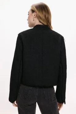 Chaqueta de pa&ntilde;o con botones