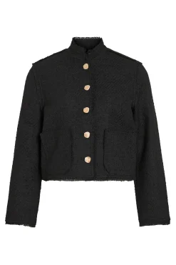 Chaqueta de pa&ntilde;o con botones