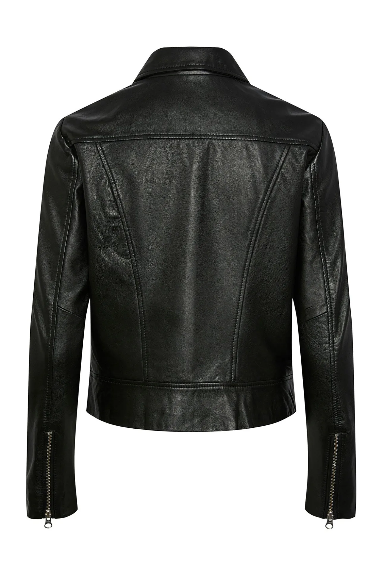 Chaqueta de piel tipo biker