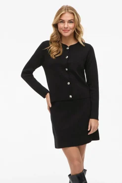 Chaqueta de punto abotonado con viscosa