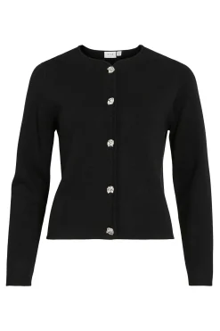 Chaqueta de punto abotonado con viscosa