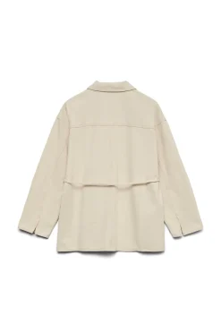 Chaqueta denim detalle flor