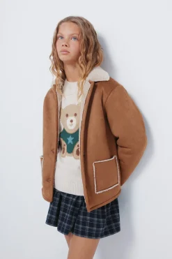 Chaqueta doble faz ni&ntilde;a